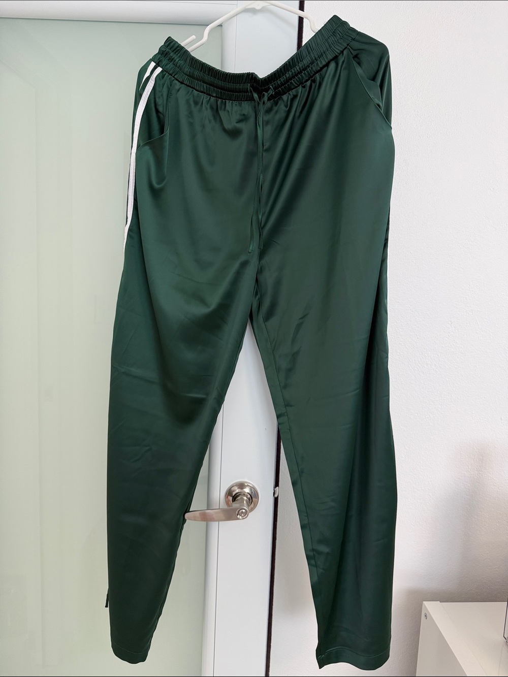 Women’s Dark Green Drawstring Track Pants